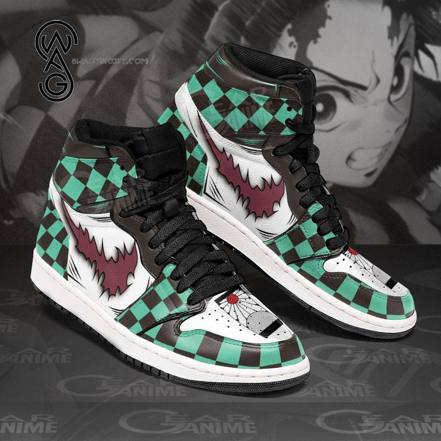 Trending Tanjiro Kamado Demon Slayer Anime High Top Shoes